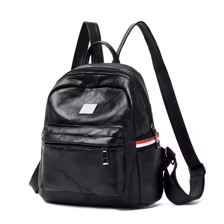 Mochila de estilo Nuevo 2024, tendencia de moda, Bolso de Piel de Oveja para Mujer, Bolso Pequeño informal Japonés y Korean. - 1