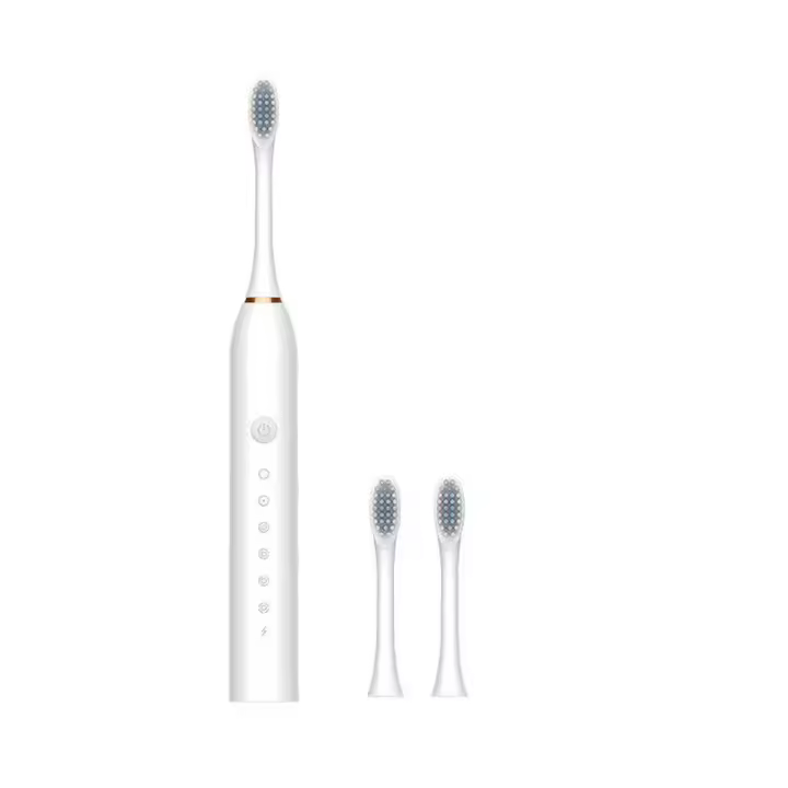 Cepillo De Dientes Eléctrico Sonic Para Adultos IPX7 Impermeable Cabeza De Cepillo DuPont Recargable Por USB Limpieza De Alta Frecuencia 6 Modos De Limpieza - 1