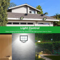 Luces Solares Para Jardín Exterior LED Luz De Pared Solar Iluminación Externa Farol Solar Farolillos Luz De Escenario IP65 Auto-Contenida - details 3