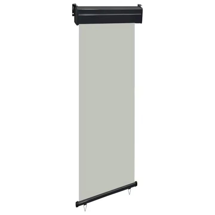 Toldo lateral de balcón gris 65x250 cm - 1