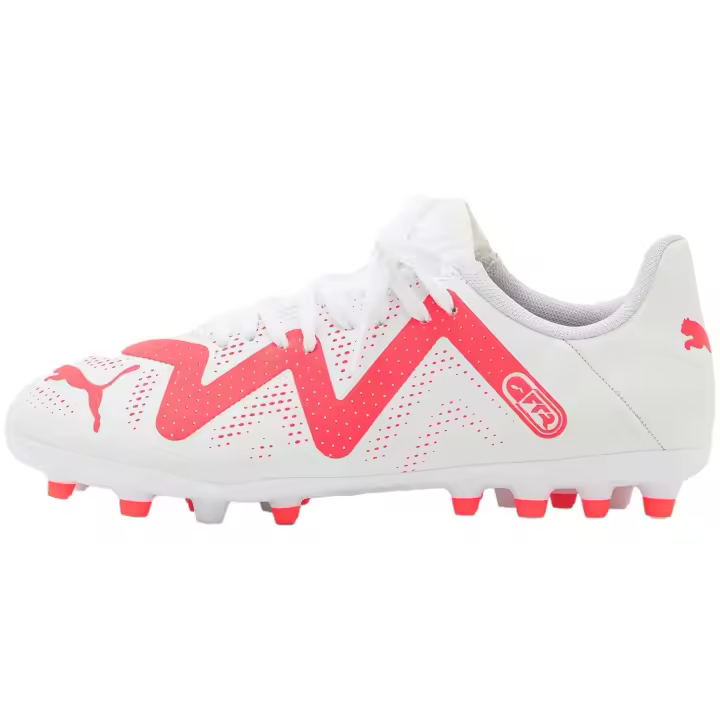 Calzado-Futbol marca Puma modelo 107390-01 para kids en color blanco - 1