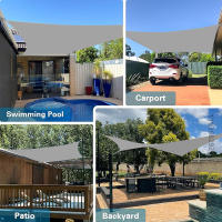 Sombra Recta Para Barcos De Vela Jardines Canopias De Camping Protección UV Para Parques De Estacionamiento Y Piscinas - details 5