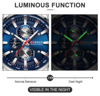 Reloj De Pulsera Deportivo Para Hombre CURREN Lujo Marca Nueva Cronógrafo Resistente Al Agua Con Fecha Relogio Masculino De Cuarzo - details 3