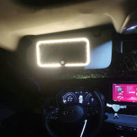 Espejo De Maquillaje Para Visera De Coche SEAMETAL Pantalla Táctil Con Luz Ajustable Y 3 Colores Universal Para Todos Los Modelos De Coche - details 2
