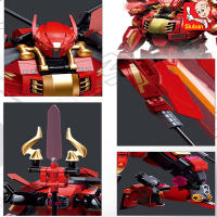 Bloques De Construcción Sluban 511pcs Guerillero Rojo Con Hacha Búfalo Robot De Batalla Juguete Educativo Para Niños - details 4