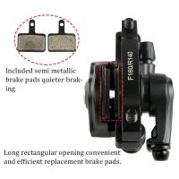 BUCKLOS Calipero De Freno Mecánico Para Bicicleta De Montaña Set De Frenos De Disco 160mm Con Pistón De Calipero Y Rotor - details 7
