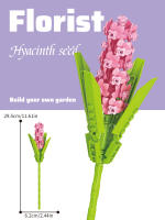 Bouquet De Rosas Eternas En Bloques Micro Para Decoración De Escritorio Juguete De Puzzle Para Niños Entre 6 Y 12 Años Material ABS - details 9