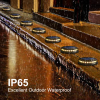 luz solar exterior，Luz LED Solar superbrillante para exteriores, lámpara de suelo para decoración de jardín, impermeable IP65, 3,7 V, 1200mAH, 4 piezas - details 3