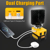 Lámpara De Trabajo LED Portátil 36LED Para Herramienta Dewalt Con Batería Li-ion 18V-20V Spot De Exterior Luz De Flashlight - details 2