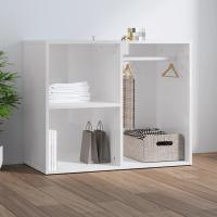 vidaXL Mueble vestidor madera ingeniería roble artesanal 80x40x65 cm en color Roble artisan/Madera antigua/Gris hormigón y más | almacenamiento funcional diseño moderno para baño dormitorio sala - details 3