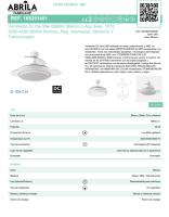 FABRILAMP Ventilador DC Ibe 59w 6980lm BLANCO 3 Asp.desp. 107d 3000-4000-6000k, 6 velocidades Remoto, Reg.intensidad, Memoria Y Temporizador Incluye mando a distancia y dos tijas de 10 y 25 centímetro Productos originales calidad de confianza - details 3
