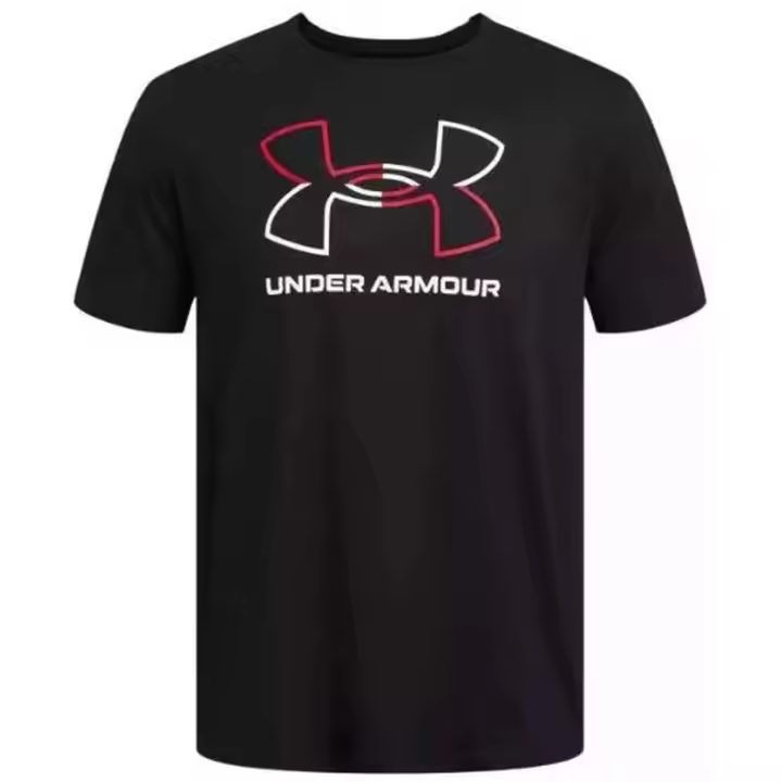 Camiseta de Manga Corta Under Armour  para hombre en color negro - 1