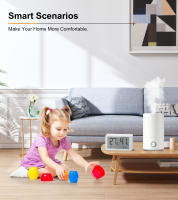 Sensor De Temperatura Y Humedad Inteligente Girier Tuya ZigBee Para Interior Medidor De Temperatura Y Humedad Piloto Integrado Compatible Con Alexa Y Google Assistant - details 3