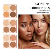 Paleta de Contornos USHAS - Cobertura Perfecta para un Rostro Impecable - Maquillaje de Rostro y Corrector - details 4
