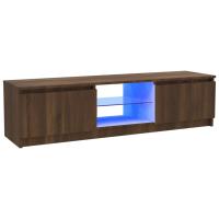 vidaXL Mueble de TV con luces LED 120x30x35,5 cm, Mueble de Salon, Mueble TV, Mueble TV salon, Mesa de TV, Mueble tele - details 0