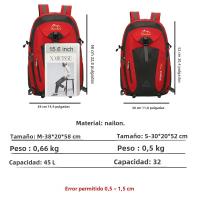 Mochila de nailon impermeable para hombre y mujer, morral informal para viajes al aire libre, senderismo, Camping, montañismo, bolsas deportivas juveniles, novedad - details 35
