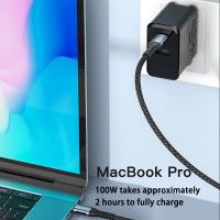 Cable De Carga Rápida 100W 6A Tipo C a Tipo C Para Samsung Xiaomi Redmi Cable De Datos USB C Para MacBook pro iPad pro - details 2