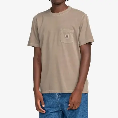 Camiseta Element Basic Pocket Pigment Ss Walnut ELYKT00118-TNT0 - 1