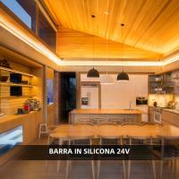 Tira De LED COB Neón 24V 10M Con Control Remoto RF Dimmable 320 LEDs/m Flexible Para Decoración De Jardín Luz De Tubo De Cinta - details 0