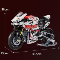 Conjunto De Bloques De Construcción De Motocicleta Tecnica Serie V4 Modelo De Moto Super Motorbike Kit De Juguetes Técnicos Para Niños Regalos Para Chicos - details 2