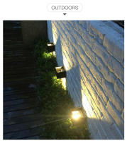 Lámpara De Pared LED IP65 Impermeable 12W Para Interior Y Exterior Luz De Pared Ajustable Para Courtyard Porche Sala De Estar Pasillo Y Dormitorio - details 4