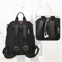 Mochila De Nylon Moda Multifuncional Gran Capacidad Para Estudiantes Mochila De Hombro Para Mujer Material Principal Denim Lining De Poliéster - details 1