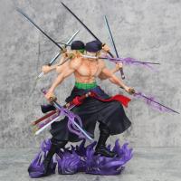Figura De Acción Anime One Piece Roronoa Zoro 30cm PVC Juguete Coleccionable Para Niños Y Adultos Regalo De Cumpleaños - details 16