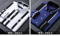 Camisa a Cuadros Clásica Para Hombre Manga Larga Casual Botones Para Trabajo Y Negocios Camisas Rayadas Tallas Grandes 4XL 5XL - details 15