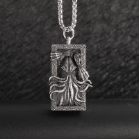 Collar Colgante De Octopus Retro Y Misterioso Accesorio De Moda Para Hombres Y Mujeres Regalo De Halloween Hecho De Aleación De Zinc - details 4
