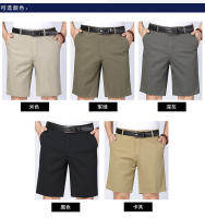 Shorts De Algodón 100% Para Hombre De Longitud Media Marca Clásica Ropa Cómoda Shorts De Playa Pantalones Cortos Rectos Cierre De Cremallera - details 2