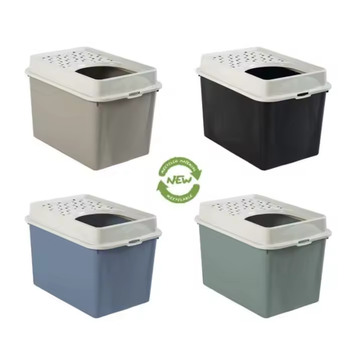 Cat Toilet Eco Berty Blanco Negro - 1