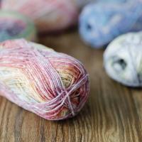 Hilo De Gasa Para Manualidades DIY Bola De Hilo Para Crochet Yarn De Algodón Y Poliéster Unisex Color Variado Para Tejer Manualidades - details 4