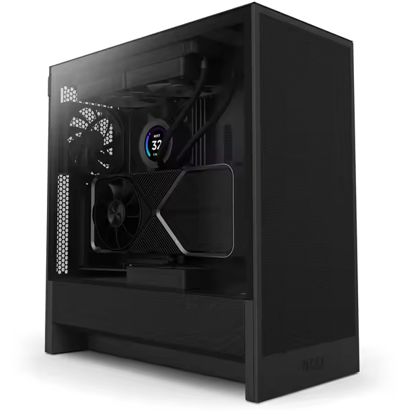 TORRE GAMING NZXT H5 FLOW (2024) ATX NEGRA - 1