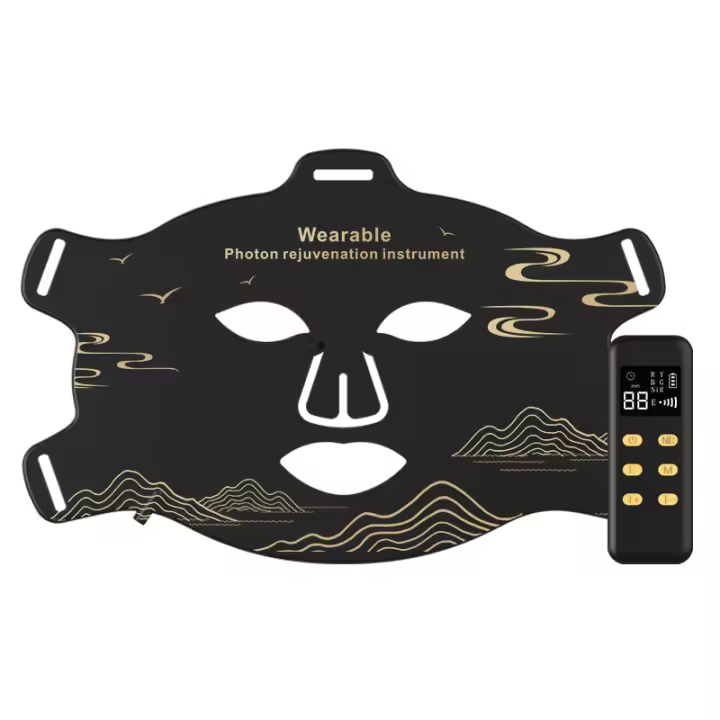 Máscara De Terapia LED Roja Nueva Llegada Con Luz Infrarroja Flexible Y Suave De Silicona 4 Colores Anti-Edad Photon Avanzado Para Rejuvenecimiento Y Blanqueamiento De Piel - 1