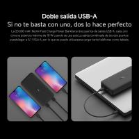 Xiaomi Redmi 18W Fast Charge Powerbank 20000 mAh, Batería Externa Portátil de Carga Rápida y Autocarga, Entrada Micro USB / USB Tipo C - Salida 2* USB-A, Puertos de Entrada / Salida Dual, Carga Rápida Bidireccional de 18 W - VXN4304GL - details 10