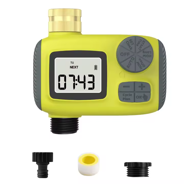 Programador de Riego Automático with Pantalla LCD, retardo de lluvia y 3 programas independientes para El Jardín. - 1