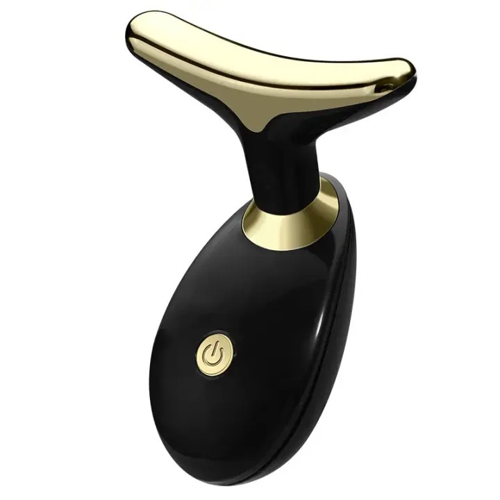 Masajeador De Levantamiento Facial Y Cuello EMS Dispositivo De Tensión De Pelo Antiarrugas Eliminador De Doble Mentón Electrónico - 1