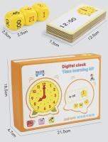 Reloj Educativo Para Niños Juguete Interesante De Horas Minutos Y Segundos Puzzle De Aprendizaje Preescolar Ayudas De Enseñanza Montessori - details 13