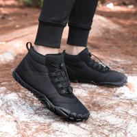 Zapatos De Senderismo Para Hombre Antideslizantes Botas De Nieve De Alta Calidad Algodón Talla Grande 36-47 Para Trekking - details 5