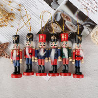 1Pcs 10cm Soldado De Madera Para Romper Nueces Adorno Navideño Colgante Juguete Material PVC Origen China Continental - details 3