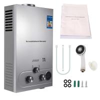 Calentador de agua a Gas GLP, con kit de cabezal de ducha, 12KW/16KW, 6L/8L, caldera de agua de propano sin tanque de acero inoxidable, electrodoméstico para acampar en el hogar - details 10