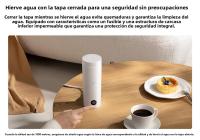 Taza Calentadora Eléctrica Portátil Xiaomi Mijia Termo LED Con Temperatura Acero Inoxidable 316 Para Viajes Y Café - details 8