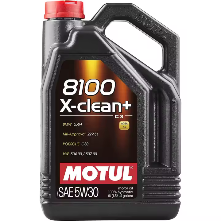 MOTUL 8100 X-CLEAN + 5W30 Lubricante 100% sintético de altas prestaciones para motores - 1