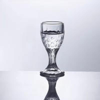 Juego De 6 Copas De Vidrio Pequeñas Y Compactas Para Bebidas Ecológicas Y Duraderas Conjunto De Dispensador De Vino Y Licor - details 1