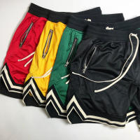 Shorts De Baloncesto Para Hombre Deporte Fitness Verano Malla Secado Rápido Pantalones Casuales Transpirables Talla Media - details 1