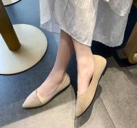 Women's shoes, stylish patchwork mules, pointed ballet flats, slip-on casual shoes, women's loafers - details 6