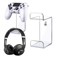 Soporte De Exhibición De Acrílico Para Auriculares Y Control De Juego Montaje En Pared Con Tornillos Pack De 1/2/4 Piezas - details 0