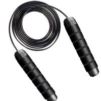 Cuerda De Saltar Ajustable Con Manos De Espuma Y Rodamientos De Bola Para Fitness Cuerda De Acero Adecuada Para Entrenamiento Cardio Unisex - details 4