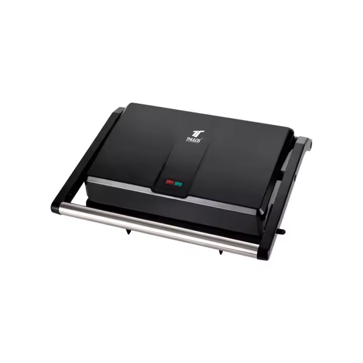 Panini Grill de 850W Prepara Sándwiches y Asados en Casa Con este panini grill de 850W, disfruta de sándwiches crujientes y asados deliciosos con facilidad en tu cocina. - 1
