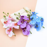 4Pcs Accesorios De Decoración Para El Hogar Hojas Silvestres Y Mariposas En Orchidáceas Silkenvas Para Decoración Del Hogar Flores Artificiales - details 16